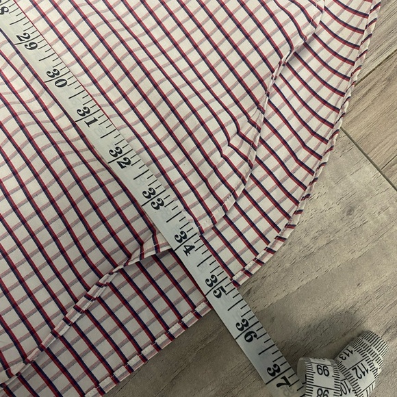 Ralph Lauren Blaire Mens 2XL White Red Blue Gingham Long Sleeve Button Up Shirt - Picture 5 of 7